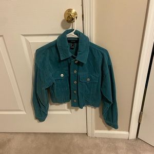 Turquoise shacket